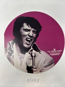 Elvis Presley Las Vegas Hilton 1972 Souvenir Menu RCA Records And Tapes Red RARE