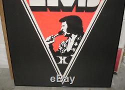 Elvis Presley Las Vegas Hilton Concert Banner LARGE 39 x 48 Framed RARE