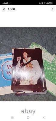 Elvis Presley Last Concert Indianapolis Pics Rare Authentic! Vintage Withsun Outfi