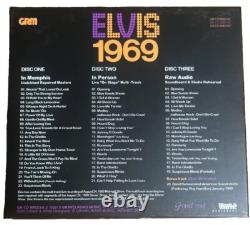 Elvis Presley Limited Edition 3CD Box 1969 Memphis Vegas Rare With Photo Book