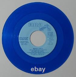 Elvis Presley Little Sister / Paralyzed Rare US 1983 Blue Promo 7 NM USA