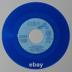Elvis Presley Little Sister / Paralyzed Rare US 1983 Blue Promo 7 NM+ USA