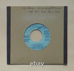 Elvis Presley Little Sister / Paralyzed Rare US 1983 Blue Promo 7 NM USA