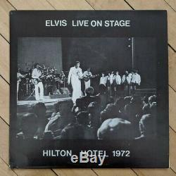 Elvis Presley Live On Stage Hilton Hotel 1972 Vinyl LP Bootleg Unofficial RARE