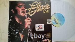 Elvis Presley Live Rare Australia K-Tel Limited Collectors Edition LP 1981