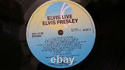 Elvis Presley Live Rare Australia K-Tel Limited Collectors Edition LP 1981