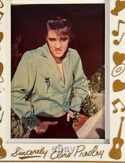 Elvis Presley Love 1956 Love Me Tender Framed Picture 5 X 8 Very Rare
