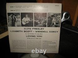 Elvis Presley Loving You Rare Hollywood Pressing Long Play Mono LPM 1515 VG+/VG+