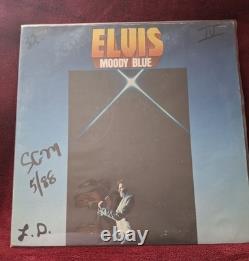 Elvis Presley Lp Aql1-2428 Moody Blue Shrink Rare Black Vinyl