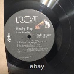 Elvis Presley Lp Aql1-2428 Moody Blue Shrink Rare Black Vinyl