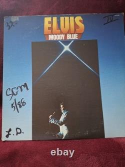 Elvis Presley Lp Aql1-2428 Moody Blue Shrink Rare Black Vinyl