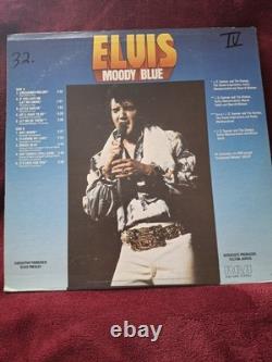 Elvis Presley Lp Aql1-2428 Moody Blue Shrink Rare Black Vinyl