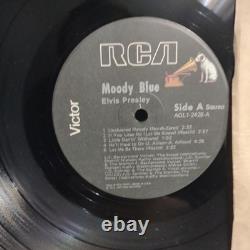 Elvis Presley Lp Aql1-2428 Moody Blue Shrink Rare Black Vinyl