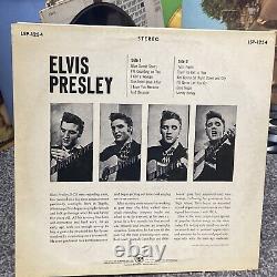 Elvis Presley Lp Self Titled -vg -very Rare -lsp-1254 -rock -stereo-german