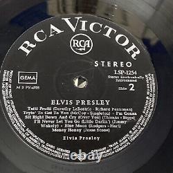 Elvis Presley Lp Self Titled -vg -very Rare -lsp-1254 -rock -stereo-german