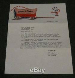 Elvis Presley MGM Colonel Parker Tom Diskin Letter With Envelope 1960 RARE