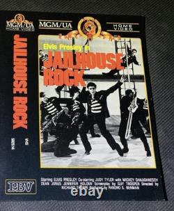 Elvis Presley MGM Display Only Jailhouse Rock VHS Cover Genuine 1957 Super Rare