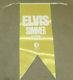 Elvis Presley Mgm Summer Festival Gold Banner 1970 2 Sided Rare