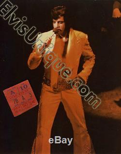 Elvis Presley Madison Square Garden Rare Front Row Ticket Stub & Photo