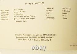 Elvis Presley Magazine 1956 Concert F Club Program Souvenir Photo Album Rare Epe