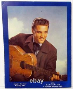 Elvis Presley Magazine 1956 Concert F Club Program Souvenir Photo Album Rare Epe
