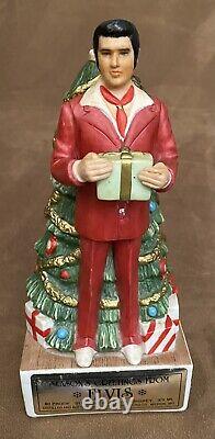 Elvis Presley McCormick Bottle Decanter Christmas Tree Empty Very Rare