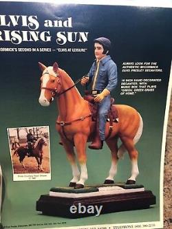 Elvis Presley McCormick Bottle Decanter Rising Sun Large 750ml Empty Very Rare