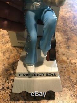 Elvis Presley McCormick Bottle Decanter Teddy Bear Mini w Box Empty Very Rare