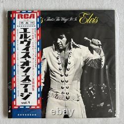 Elvis Presley Mega Rare Japan On Stage Box Set Lp Vinyl Nm