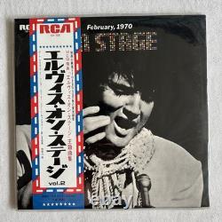 Elvis Presley Mega Rare Japan On Stage Box Set Lp Vinyl Nm
