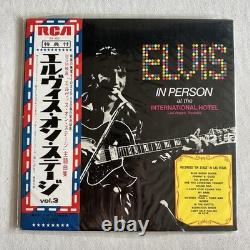 Elvis Presley Mega Rare Japan On Stage Box Set Lp Vinyl Nm