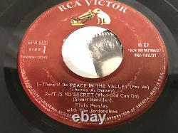 Elvis Presley Mega Rare Maroon Peace In The Valley RCA Victor EPA-5121 (1959)