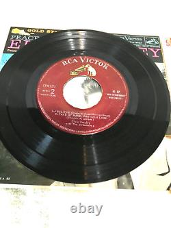 Elvis Presley Mega Rare Maroon Peace In The Valley RCA Victor EPA-5121 (1959)