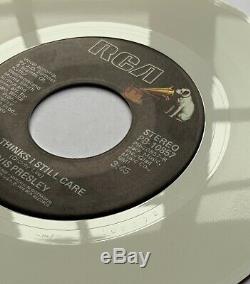 Elvis Presley- Mega Rare USA Moody Blue White Vinyl Test Pressing