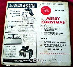 Elvis Presley Merry Christmas Ep 4 Songs Original Mega Rare Uruguay