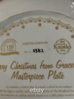 Elvis Presley Merry Christmas From Graceland Masterpiece Plate Large 2014 Rare