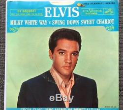 Elvis Presley Milky White Way RCA Single Vinyl, 7 45 Rare