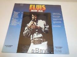 Elvis Presley Moody Blue Final Album Rare Sealed 1977 Rca Lp On Blue Vinyl