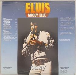 Elvis Presley Moody Blue LP / Blue Translucent Vinyl / RCA Victor 1977 RARE