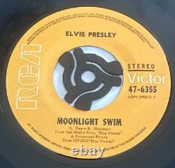 Elvis Presley Moonlight Swim / Hawaiian Wedding 7 Vinyl Record RARE EX / M