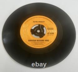 Elvis Presley Moonlight Swim / Hawaiian Wedding 7 Vinyl Record RARE EX / M