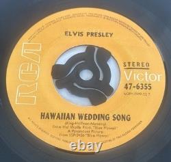 Elvis Presley Moonlight Swim / Hawaiian Wedding 7 Vinyl Record RARE EX / M