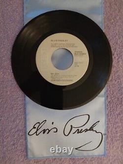 Elvis Presley My Boy/loving Arms Rare Gray Label 45&signature Blue Scarf Lot 2