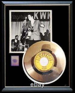 Elvis Presley Mystery Train 45 RPM Gold Record Non Riaa Award Rare Sun Record