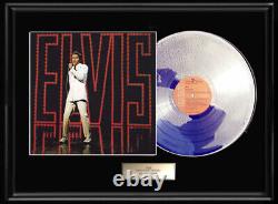 Elvis Presley Nbc Tv Comeback Special White Gold Platinum Record Lp Album Rare