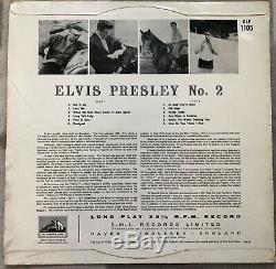 Elvis Presley No 2 HMV His Masters Voice Original UK LP CLP 1105 RARE