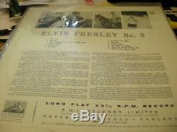 Elvis Presley No. 2 LP (HMV CLP 1105) SUPER RARE wont find another this good EX