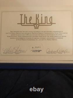 Elvis Presley ORIGINAL POSTAGE STAMP LITHOGRAPH Limited Edition RARE