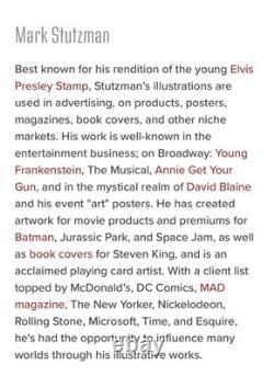 Elvis Presley ORIGINAL POSTAGE STAMP LITHOGRAPH Limited Edition RARE