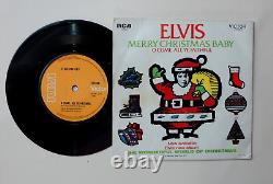 Elvis Presley O Come All Ye Faithful/Christmas super rare 1972 Australia 7 EX